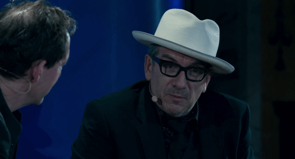 Presentación de la biografía de Elvis Costello